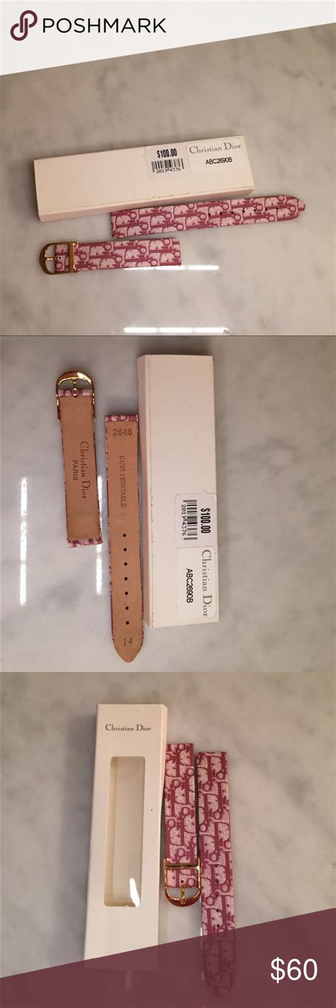 dior lip case strap|christian Dior watch strap.